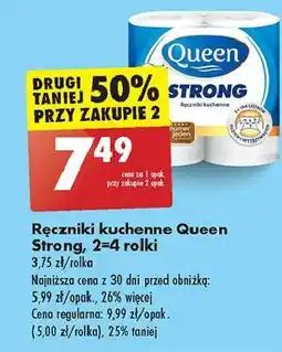 Biedronka Ręcznik kuchenny strong 102 listki Queen oferta
