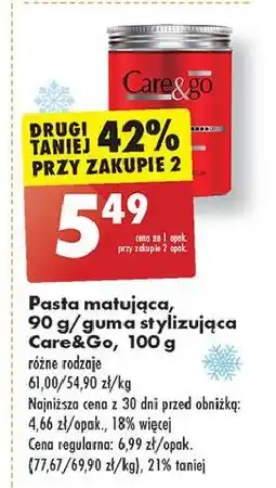 Biedronka Guma do włosów Care&Go oferta