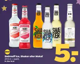 Netto Smirnoff Ice, Shaker eller Mokaï oferta