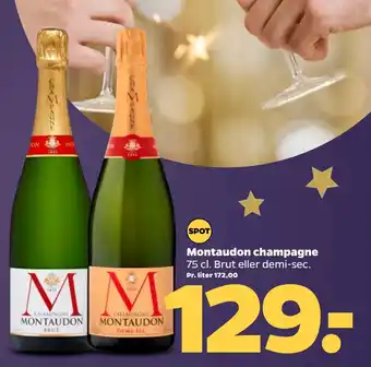 Netto Montaudon champagne oferta