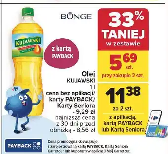 Carrefour Olej rzepakowy Kujawski oferta