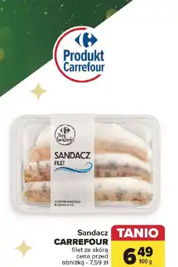 Carrefour Sandacz filet ze skórą Carrefour Targ Świeżości oferta