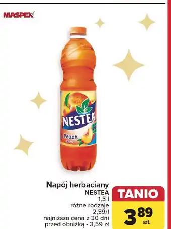 Carrefour Napój peach Nestea oferta