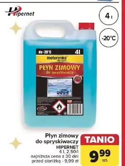 Carrefour Płyn do spryskiwaczy zimowy Hipernet oferta