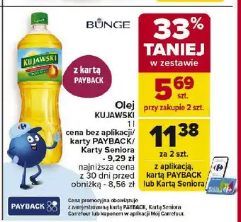 Carrefour Market Olej rzepakowy Kujawski Kujawski kruszwica oferta