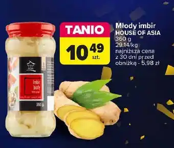 Carrefour Market Młody imbir House of asia oferta