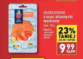 ALDI Łosoś wędzony Golden seafood oferta