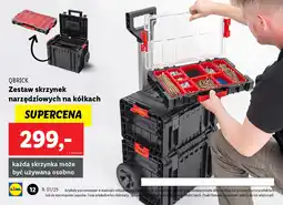 Lidl QBRICK Zestaw skrzynek narzędziowych na kółkach oferta
