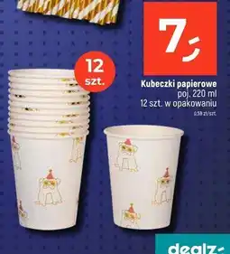 Dealz Kubeczki papierowe oferta