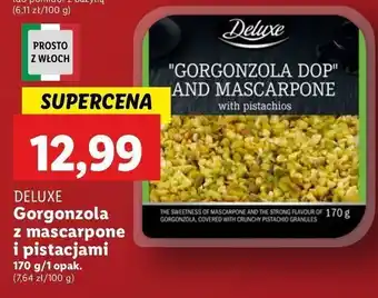 Lidl Gorgonzola mascarpone z pistacjami Deluxe oferta