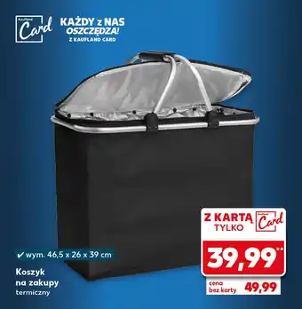 Kaufland Koszyk na zakupy termiczny oferta