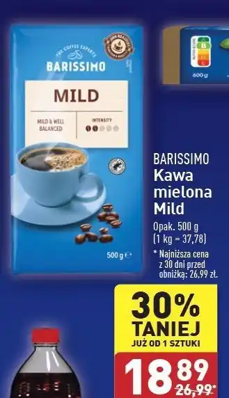 ALDI Kawa Barissimo Mild oferta