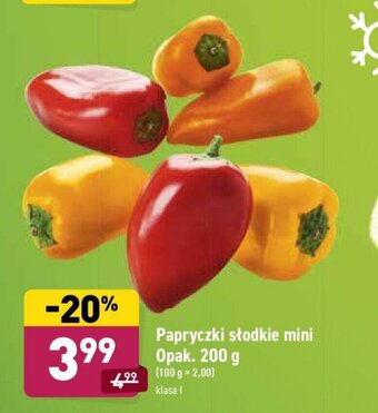 ALDI Papryczki słodkie mini 200g oferta