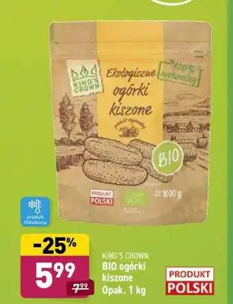 ALDI BIO ogórki kiszone 1kg oferta