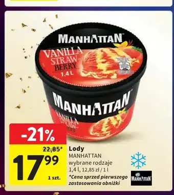 Intermarche Lody strawberry & vanilla Nestle manhattan Manhattan (nestle) oferta