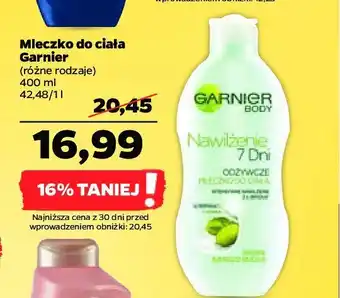 Kaufland Odżywcze mleczko do ciała nawilżenie 7 dni 1 SZT 400 ML oferta