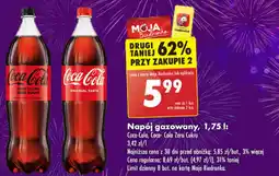 Biedronka Napój gazowany, 1,75 1: Coca-Cola, Coca-Cola Zero Cukru oferta