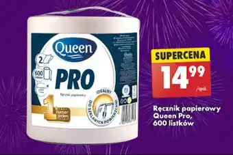Biedronka Ręcznik papierowy Queen Pro, 600 listków oferta