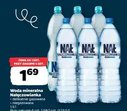 Netto Woda delikatnie gazowana Nałęczowianka oferta