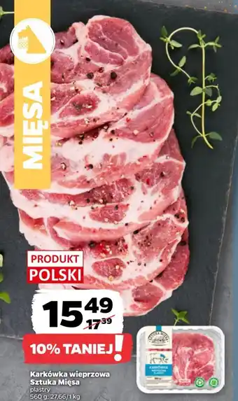 Netto Karkówka wieprzowa plastry Sztuka Mięsa Netto oferta