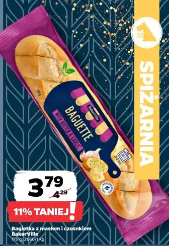 Netto Bagietka z masłem czosnkowym Bakerville oferta