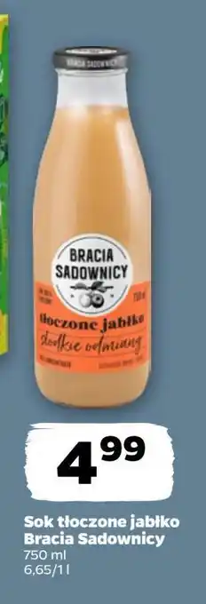 Netto Sok tłoczony jabłkowy słodkie odmiany Bracia Sadownicy oferta