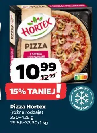 Netto Pizza z szynką i pieczarkami Hortex oferta