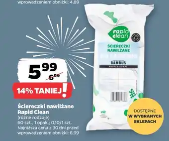 Netto Ściereczki do łazienki bambus Rapid Clean oferta