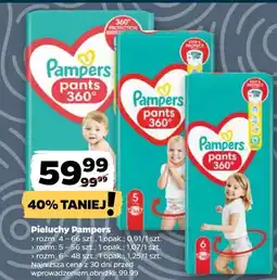 Netto Pieluchomajtki 6 Pampers Pants oferta