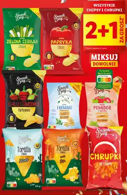 Lidl Chipsy wielozbożowe fromage Snack Day oferta