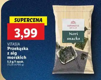 Lidl Przekąska z alg morskich Vitasia oferta