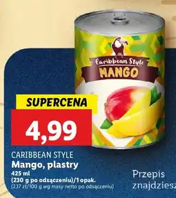 Lidl Mango plastry Caribbean Style oferta