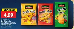 Lidl Chipsy tortilla salsa jalapeno El Tequito oferta