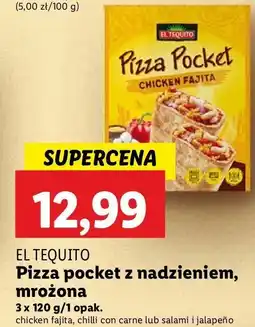 Lidl Pizza pocket salami i jalapeno El Tequito oferta