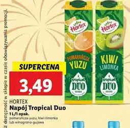 Lidl Napój czerwone winogrono-gujawa Hortex Tropical Duo oferta