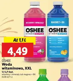 Lidl Napój witaminy i minerały Oshee Vitamin Water oferta
