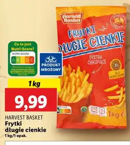 Lidl Frytki długie cienkie Harvest Basket oferta