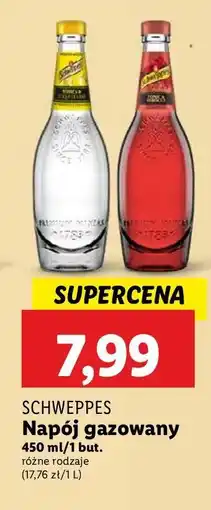 Lidl Tonic hibiscus Schweppes Premium Mixer oferta