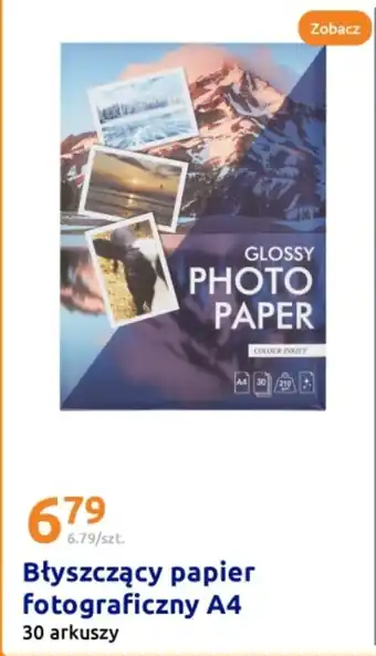 Action Błyszczący papier fotograficzny A4 oferta