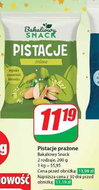 Dino Pistacje solone Bakaliowy snack oferta