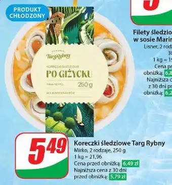 Dino Koreczki śledziowe po giżycku Pomorski targ rybny oferta