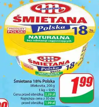 Dino Śmietana polska 18 % Mlekovita oferta