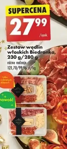 Biedronka Zestaw wędlin włoskich Biedronka oferta