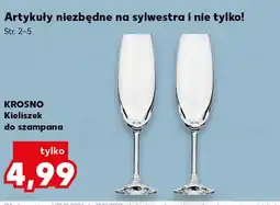 Kaufland Kieliszek do szampana Krosno oferta