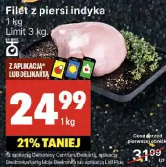 Delikatesy Centrum Filet z piersi indyka Limit oferta