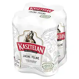 Globi Kasztelan Piwo jasne pełne 4 x 500 ml oferta