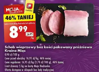 Biedronka Schab bez kości Kraina Mięs oferta