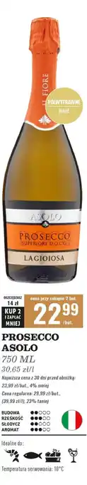 Biedronka Wino Asolo Prosecco La Gioiosa oferta