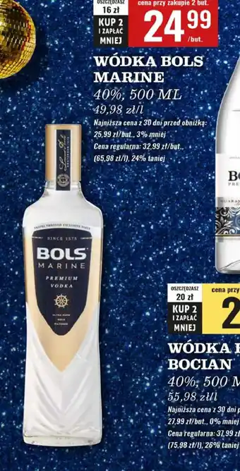 Biedronka Wódka Bols Marine oferta