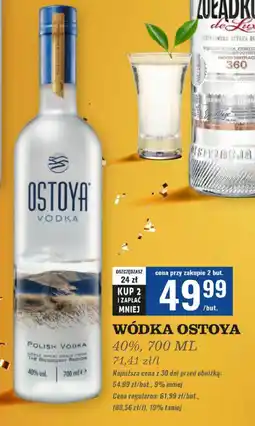 Biedronka Wódka Ostoya Vodka oferta